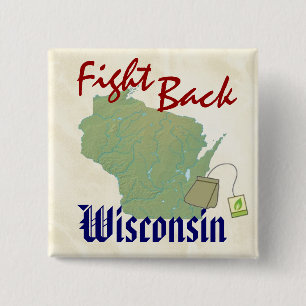 Bekämpfen Sie Wisconsin mit neuem amerikanischem Button