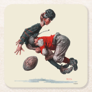 bekämpft rechteckiger pappuntersetzer