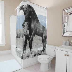 BEKÄMPFUNG DER FOTOGRAFISCHEN SHOWER CURTAIN DUSCHVORHANG