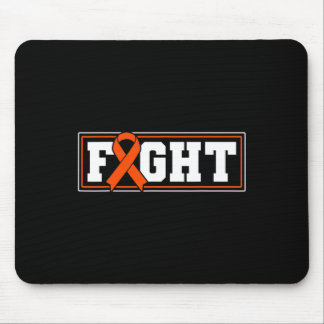 Bekämpfung der Leukämie Orangenband 1 Mousepad