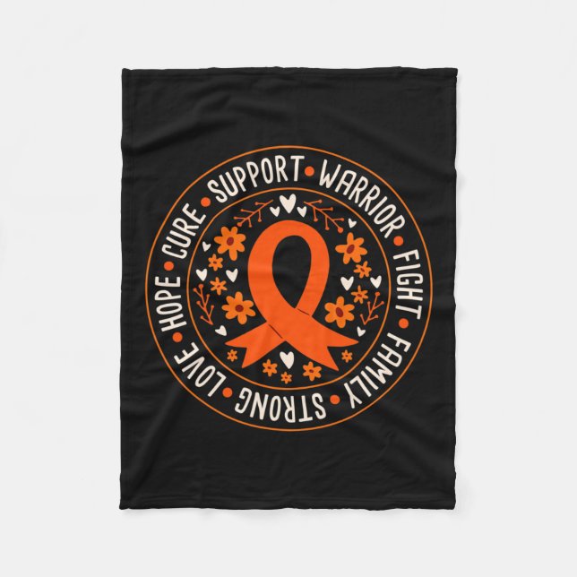 Bekämpfung der Liebe mit starker Familie Hoffnung  Fleecedecke (Vorderseite)