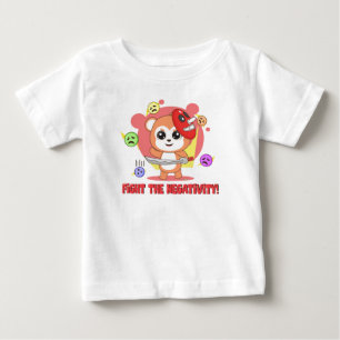 Bekämpfung der Negativität: Süße Tier Frienz Baby T-shirt