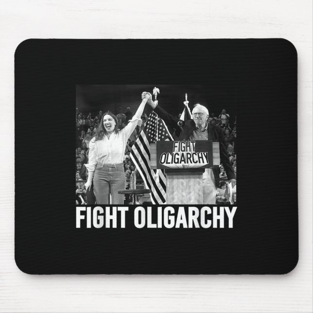 Bekämpfung der Oligarchie, Protest und Widerstand  Mousepad (Vorne)