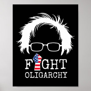 Bekämpfung der Oligarchie Sanders und Aoc Freedom  Poster