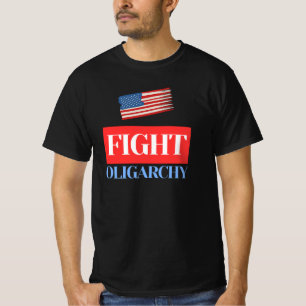 Bekämpfung der Oligarchie - Vintage amerikanische T-Shirt