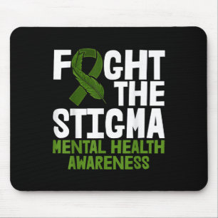 Bekämpfung der psychischen Gesundheit in den Shirt Mousepad