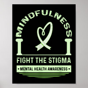 Bekämpfung der psychischen Gesundheit Stigma psych Poster