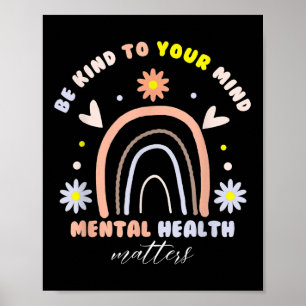 Bekämpfung der psychischen Gesundheit Stigma psych Poster