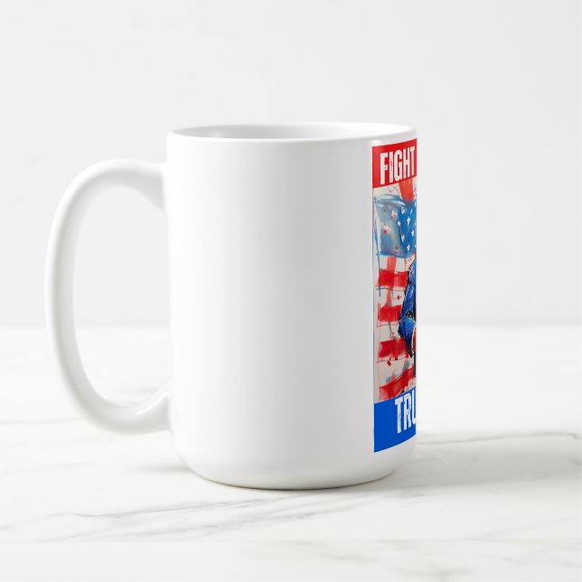 BEKÄMPFUNG DER TRUMP 2024 KAFFEETASSE (Links)