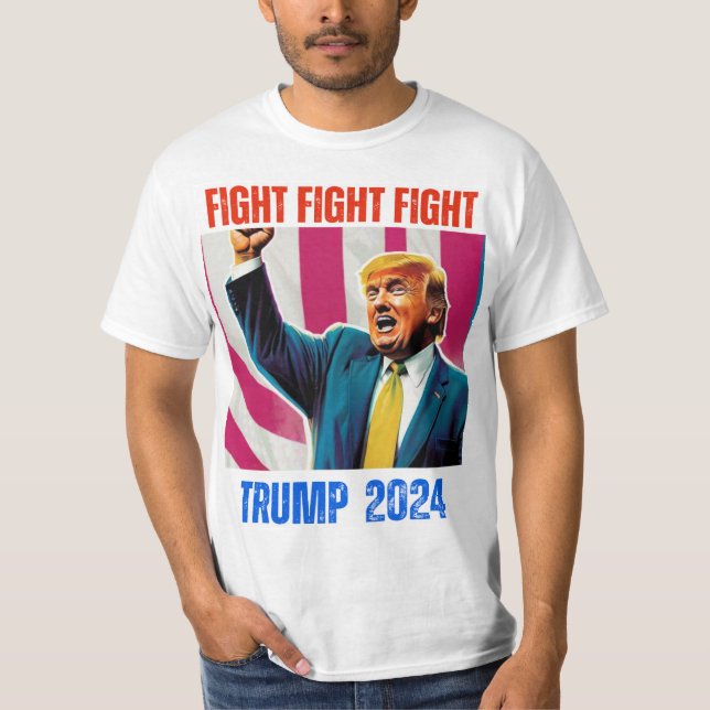 BEKÄMPFUNG DER TRUMP 2024 T-Shirt (Vorderseite)