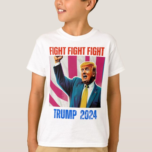 BEKÄMPFUNG DER TRUMP 2024 T-Shirt (Vorderseite)