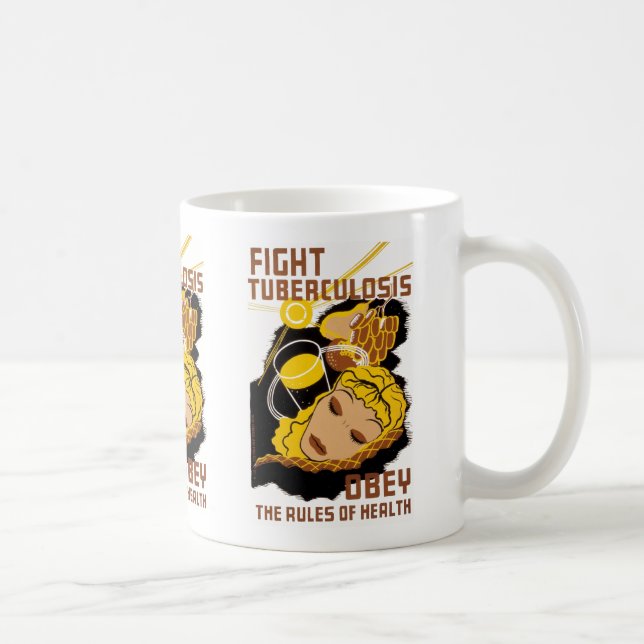 Bekämpfung der Tuberkulose Kaffeetasse (Rechts)