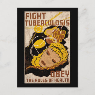 Bekämpfung der Tuberkulose unter Einhaltung der Ge Postkarte
