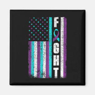 Bekämpfung des Bewusstseins der amerikanischen Fla Magnet