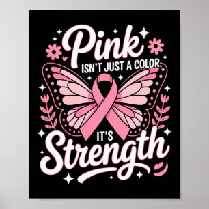 Bekämpfung des Brustkrebses Monat für Mädchen Frau Poster