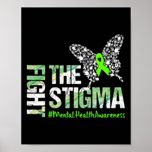 Bekämpfung des Geschenks für psychische Gesundheit Poster