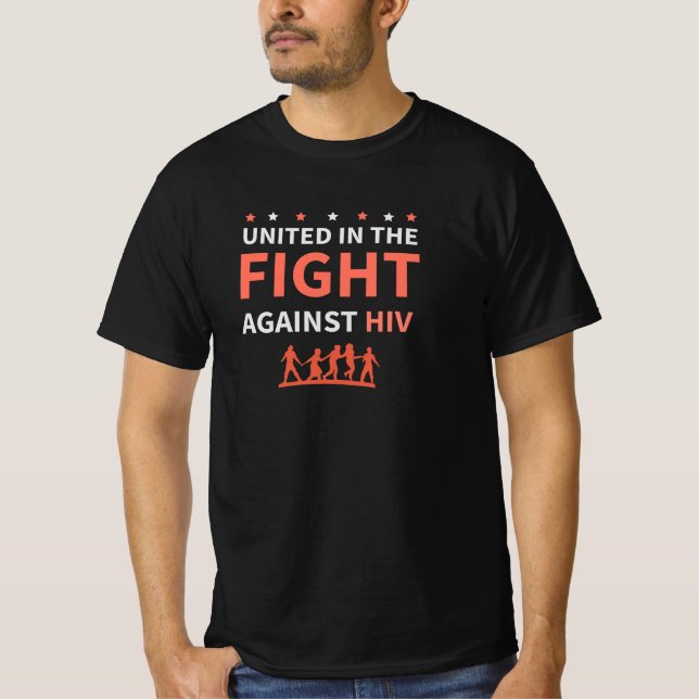 Bekämpfung des HIV-T - Shirt - Bewusstsein, Unters (Vorderseite)