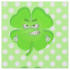 Bekämpfung des Kleeblatts an weißen Punkten Stoff