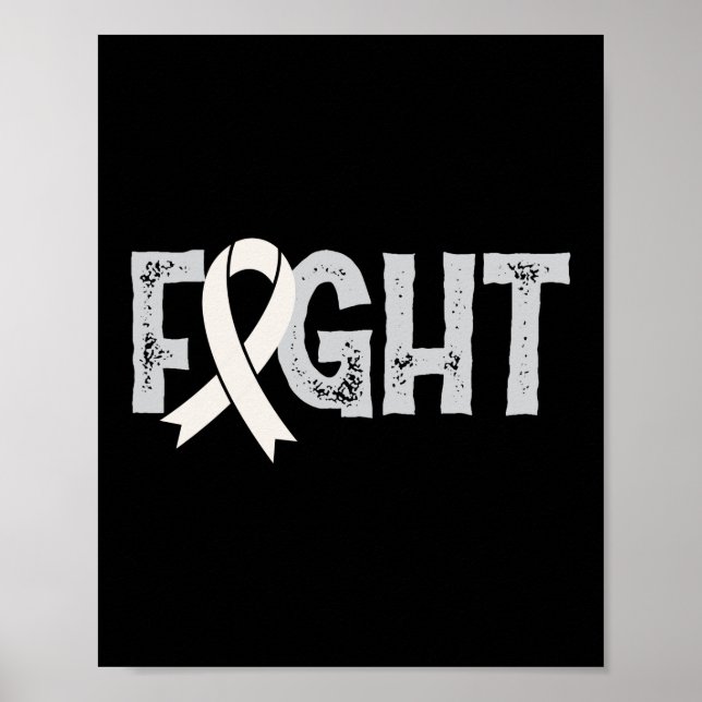 Bekämpfung des Lungenkrebs Poster (Vorne)