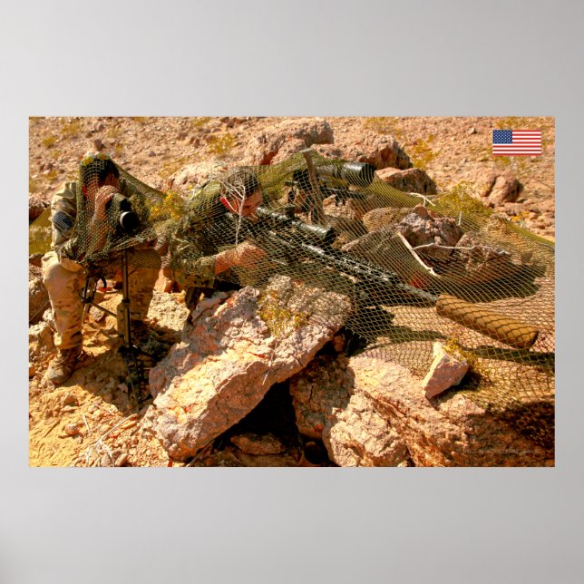 BEKÄMPFUNG DES PERSONALS IN DEN USA POSTER (Vorne)