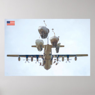 BEKÄMPFUNG DES PERSONALS IN DEN USA POSTER