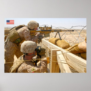 BEKÄMPFUNG DES PERSONALS IN DEN USA POSTER