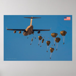 BEKÄMPFUNG DES PERSONALS IN DEN USA POSTER
