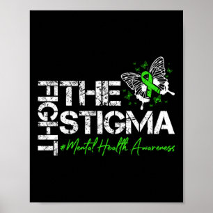 Bekämpfung des psychischen Bewusstseins für Stigma Poster