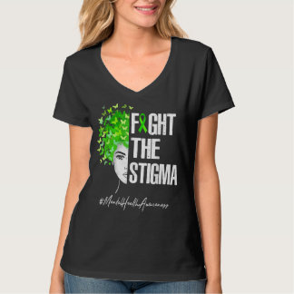 Bekämpfung des psychischen Bewusstseins für Stigma T-Shirt