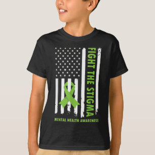 Bekämpfung des Stigma-US-Flaggen - Bewusstsein für T-Shirt