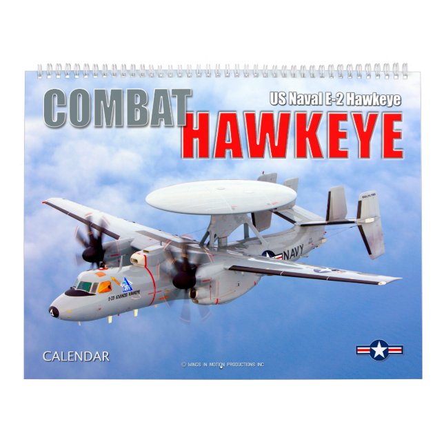 BEKÄMPFUNG HAWKEYE - US-Marine E-2 Hawkeye Kalender (Titelbild)