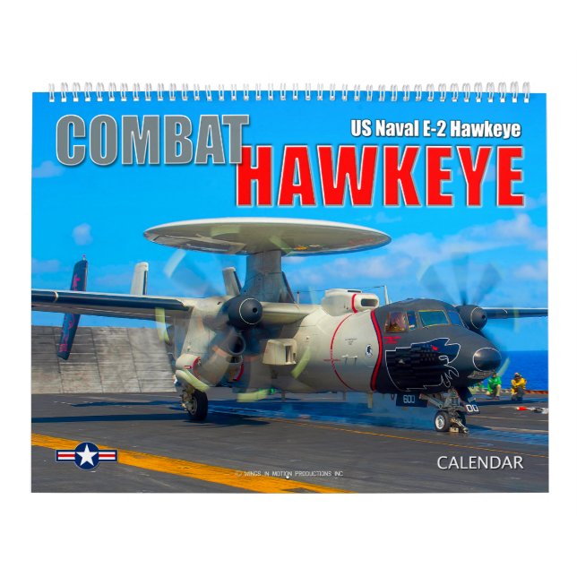 BEKÄMPFUNG HAWKEYE - US-Marine E-2 Hawkeye Kalender (Titelbild)