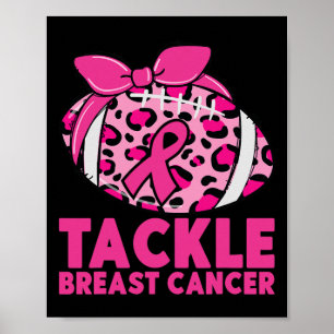 Bekämpfung von Brustkrebs Bewusstsein rosa Ribbon  Poster
