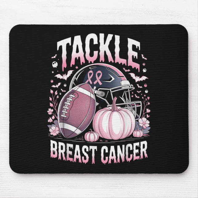 Bekämpfung von Brustkrebs Fußball Brustkrebs Aware Mousepad (Vorne)