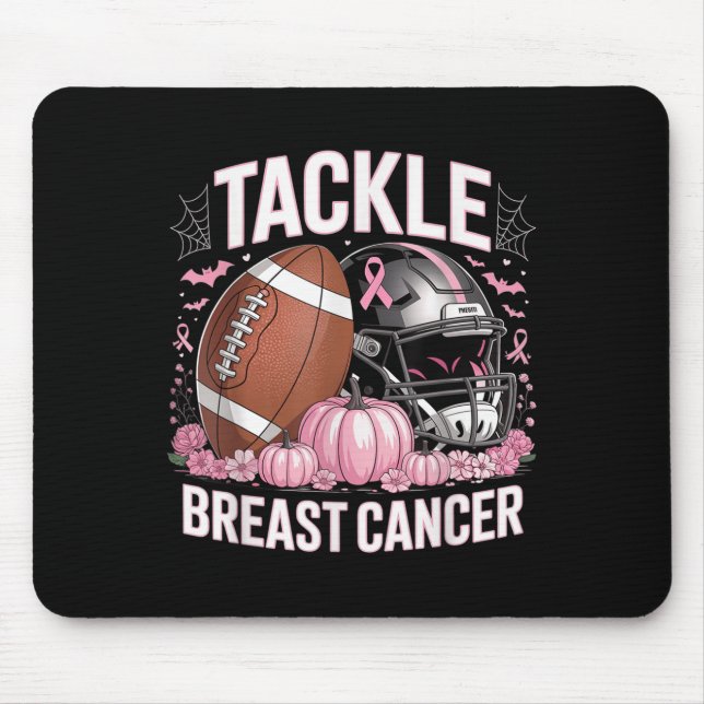 Bekämpfung von Brustkrebs Fußball Brustkrebs Aware Mousepad (Vorne)