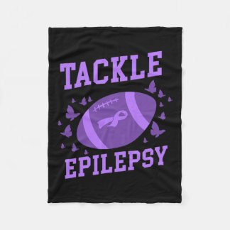 Bekämpfung von Epilepsie Football Epilepsy Bewusst Fleecedecke