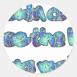 Bekämpfung von Hautkrebs, Übergabe des Hutes, Haku Runder Aufkleber