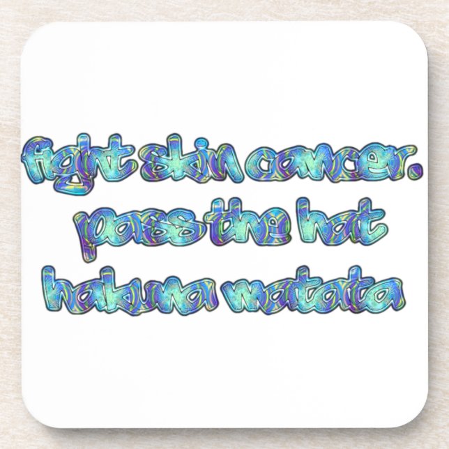 Bekämpfung von Hautkrebs, Übergabe des Hutes, Haku Untersetzer (Vorderseite)