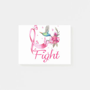 Bekämpfung von Hummingbird Brustkrebs Post-it Klebezettel