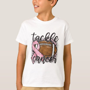 Bekämpfung von Krebs Fußball rosa Ribbon Brustkreb T-Shirt
