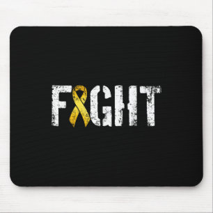 Bekämpfung von Krebs im militärischen Stil im Kind Mousepad
