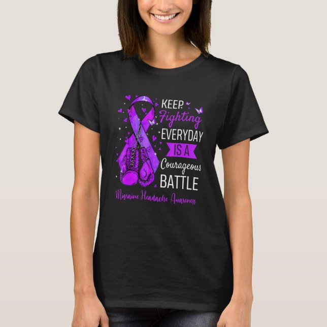 Bekämpfung von Migräne T-Shirt (Vorderseite)