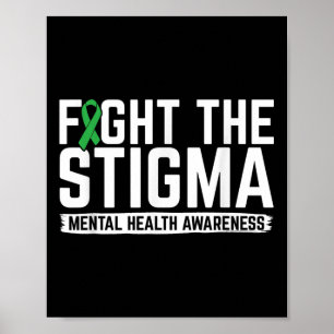 Bekämpfung von Stigma Mental Health Awareness Ment Poster