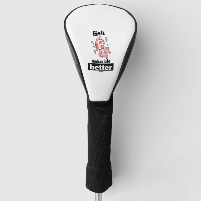 Bekämpfung von Süßwasserfischen Golf Headcover (Vorderseite)