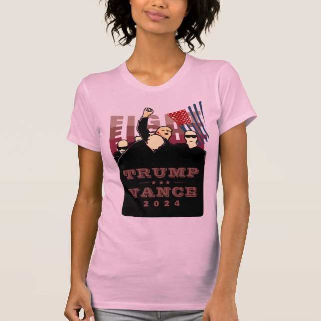 BEKÄMPFUNG VON TRUMP VANCE 2024 T-Shirt (Vorderseite)