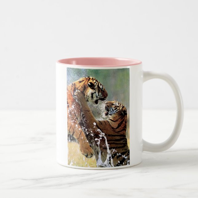 BEKÄMPFUNG ZWEIFARBIGE TASSE (Rechts)