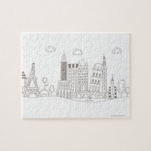 Bekannte Gebäude Puzzle