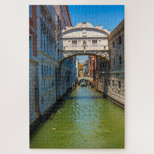 Bekannte Seufzerbrücke, Venedig, Italien Puzzle