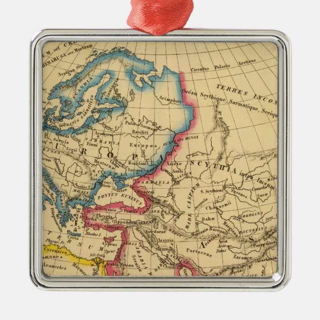 Bekannte Weltveterane Silbernes Ornament (Vorne)