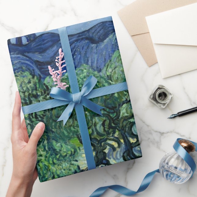 Bekanntes van Gogh Gemälde Wrapping Paper Geschenkpapier (Schenken)